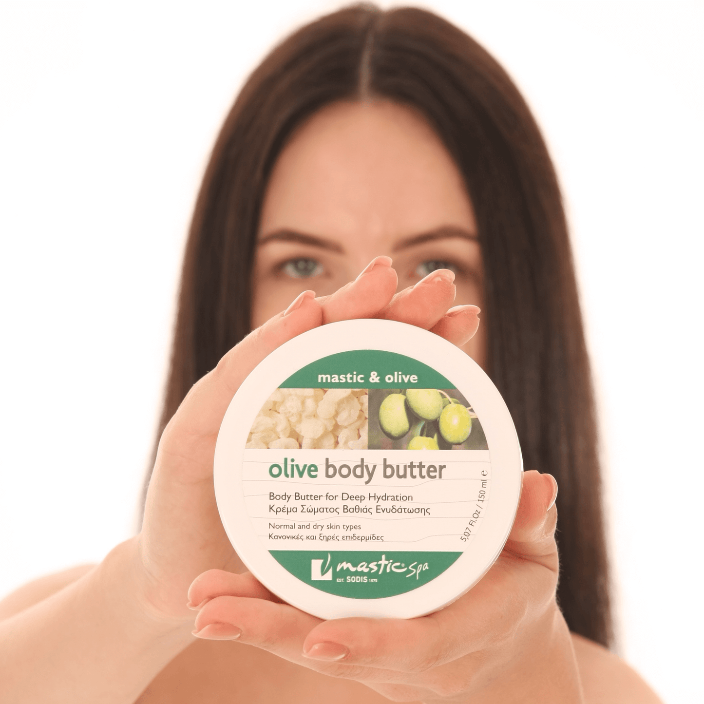 Olive Körperbutter mit Chios-Mastix & Olivenöl – 150 ml